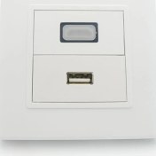 Resim YKA Hdmı -Usb Duvar Prizi 