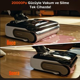 Resim Roborock F25 Rt Islak Kuru Akıllı Dikey Süpürge 