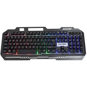Resim Hytech HKM-X86 Quin RGB Zemin Aydınlatmalı USB Q Gaming Klavye + Mouse Set 