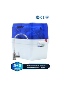 Resim Sumarkt Galaxy Uyumlu 10 Aşamalı 8 Lt Metal Tanklı Süper Sarım Membran Teknolojili Mineralli Su Arıtma Cihazı 