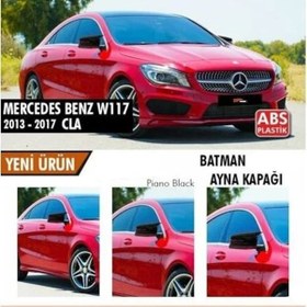 Resim Mercedes Benz Cla W117 2013-2017 Batman Yarasa Ayna Kapağı Piano 