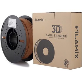 Resim Filamix Pla+ Kahverengi Filament 1,75mm 1kg - Bisiparisver 