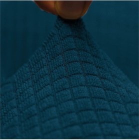 Resim 6li Sandalye Kılıfı Yıkanabilir Likralı Esnek Lastikli Sandalye Örtü 6li Paket Petrol Mavi 