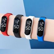 Resim 3 adet Canlı LED Dijital Spor Saatleri - Dokunmatik Ekranlı, Su Geçirmez ve Hafif, Fitness ve Günlük Giyim için Mükemmel, Günlük Giyim Saatleri | Canlı Saat Yüzleri | Dayanıklı Plastik Kayışlar, Spor Saati 