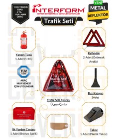 Resim Genel Markalar TRAFİK SETİ 1 KG YANGIN TÜPLÜ TÜVTÜRK UYUMLU 