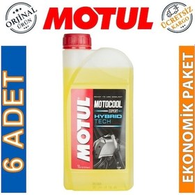 Resim Motul Motocool Expert -37 Derece Sarı Antifriz 6 x 1 L 