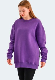 Resim VADIM Oversize Kadın Sweatshirt Mor 