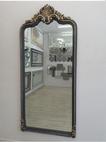 Resim Ayna Denizi Princess Great Anthracite Gold Model Antrasit Altın Renk Dekoratif Boy Aynası Antrasit - Altın 
