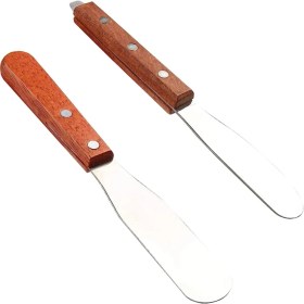 Resim Galaxxy Diş Laboratuvarı 8 Inçlik Spatula Paslanmaz Çelik Alçı Hizalama Karıştırma Balmumu Uçlu Ahşap Saplı Alet (Yurt Dışından) 