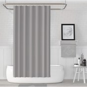 Resim Tropikhome Gri Banyo Perdesi 180x200 Cm 