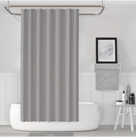 Resim Tropikhome Gri Banyo Perdesi 180x200 Cm 