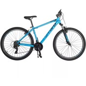 Resim Carraro Force 600 26 Jant 21 Vites 43 Cm V-Fren Dağ Bisikleti - Açık Mavi-Siyah-Gümüş 