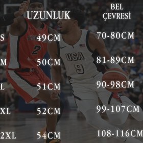 Resim USA Basketball Şort - Beyaz / XL 