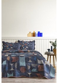 Resim Özdilek Colored Shape Tek Kişilik Yatak Örtüsü 160x230 458870 