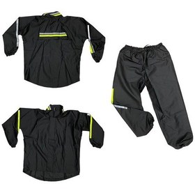 Resim Yağmurluk Alt Üst Reflektörlü Takım Dikişsiz Pvc Kumaş Xl 