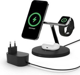 Resim Belkin Boost Charge Pro WIZ009VF 3in1 Hızlı Kablosuz Şarj Aleti Teşhir 