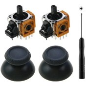 Resim Gri-jcd 3d Og Joystick Çubuk Sensör Modülü Ps5 Denetleyicisi Için Potansiyometreler Thumbstick 