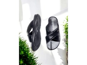 Resim Erkek Çapraz Yumuşak Taban Ev Terliği 