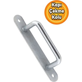 Resim Krom Metal Kapı Kolu 18,5 cm El Tutamağı, Şık ve Dayanıklı Tasarım 
