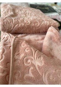 Resim İran Battaniyesi Çift Kişilik Çok Renk Çiçekli 