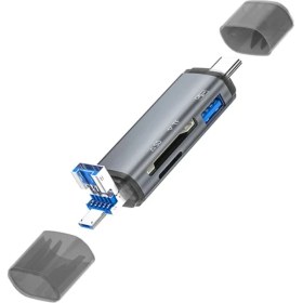 Resim Type-C 3 In 1 Card Reader Kart Okuyucu 