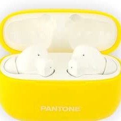 Resim Celly, Pantone Bluetooth kulaklık, 10 m menzil, kablosuz kulaklık, 5 saate kadar stereo modu ile kullanılabilir, kompakt boyut, sarı 