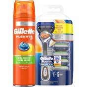 Resim Gillette Fusion Proglide Makine Fusion 5 Tıraş Jeli 200ml 