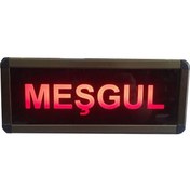 Resim Kumandalı Ledli Meşgul Tabelası Kasa Ölçüsü: 12x30 Cm 
