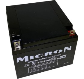 Resim Micron 12V 26 Ah Mıcron Kuru Bakımsız Akü 