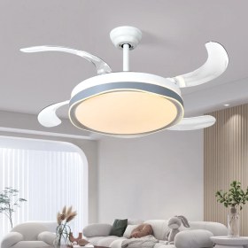 Resim Gizlikanatlı Açılır Kapanır Kanat Kumandalı Tavan Vantilatörü 