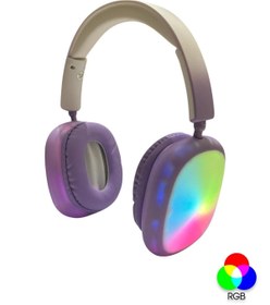 Resim Platoon Rgb Işık Özellikli Süper Bass+ Hi - Fi Kaliteli Kafaüstü, Kulaküstü Kablosuz Bluetooth Kulaklık 