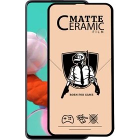 Resim TahTicMer Samsung Galaxy A70 A705 Mat Seramik Kırılmaz Ekran Koruyucu Cam Tam Kapatan Matte Anti-Glare 