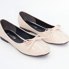 Resim Kadın Babet Fiyonklu Bej Rugan 5335 Tam Kalıp Bej-rugan Bej 