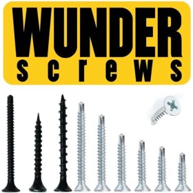 Resim Wunder Alçıpan Vida 3.5X35 Sivri 