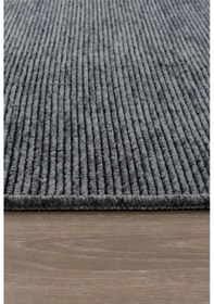 Resim Troy Yıkanabilir Kaydırmaz, Pamuk Dokuma, Premium Kalite Salon&mutfak&yemek Odası Kilimi Antrasit Antrasit 