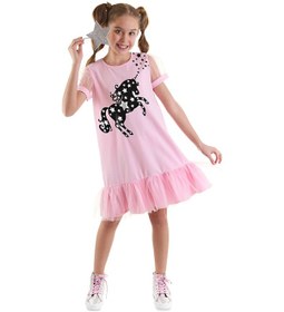Resim Denokids Mshb&g Yıldızlı Unicorn Kız Çocuk Pembe Tüllü Elbise Pembe 