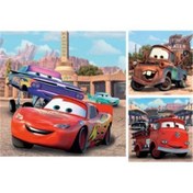 Resim Ravensburger 3x49 Parça Puzzle Walt Disney Cars 2 Yarış 092819 