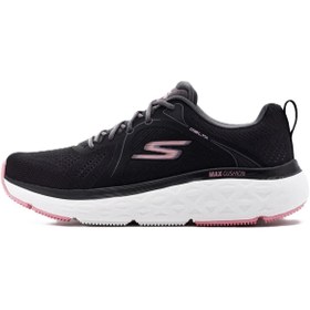 Resim Skechers Max Cushioning Delta-smooth Stride Womens Running Black Kadın Koşu Yürüyüş Ayakkabısı Siyah 