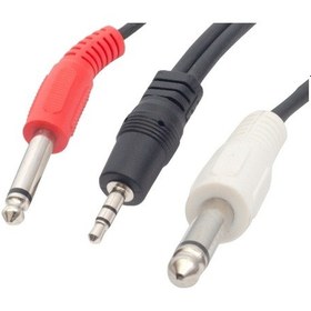 Resim Powermaster Pm-13934 3.5 Mm Stereo Erkek-2X6.3 Mm Mono Erkek 5 Me 