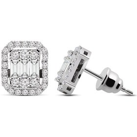 Resim Venta 0,56 Karat 14K Baget Pırlanta Küpe 