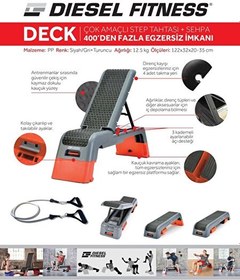 Resim Diesel Fitness Deck Step Tahtası 