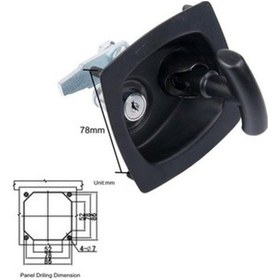 Resim Zcjb Magideal Gömme Montajlı Paslanmaz Çelik Katlanır T Kilit/kulp Römork Karavan, Alet Kutusu Aşağı Çekilebilir T 