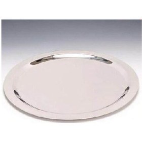 Resim Çelik Yuvarlak Sunum Tepsisi 