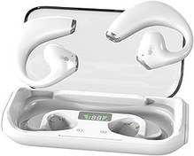 Resim Docooler BT5.3 kablosuz kulaklık, kulak askılı kulaklık, tere dayanıklı, dış mekan spor kulaklığı, düşük gecikme süresine sahip oyun kulaklığı, ENC gürültü azaltma, çağrılar için, dokunmatik kontrol, şarj 