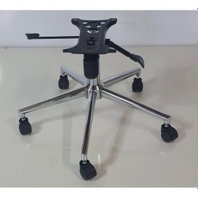 Resim Kamusalmarket Makam Koltuğu Yıldız Ayak+Krom Piston+Çift Kollu Mekanizma 