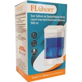 Resim Plastik Büyük Şeffaf Sıvı Sabunluk 1000 Ml. Royaleks-f086 Çok Renkli 