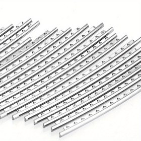 Resim 24 adet/Set 2.2mm Gitar Perde Teli Yeni Paslanmaz Çelik Gitar Çalma Aksesuarları 2.7mm Ölçekli Gitar 