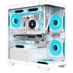 Resim Oexpert Aqua 5 Argb Fanlı Siyah Mini Akvaryum Kasa 