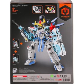 Resim NessiWorld 6815 Imm Mekanik Master Blokları Robot Asker 641 Parça 