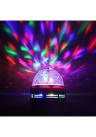 Resim E27 Duylu Rgb Disko Topu Rengarenk Işık Parti Disco Lambası Renk 